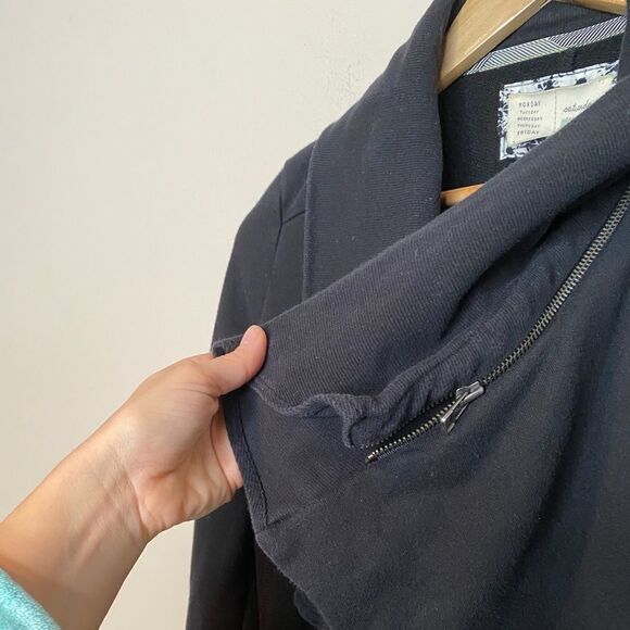 Anthropologie Saturday Sunday Black Vivie Cardigan Sweater Jacket - Picture 7 of 8